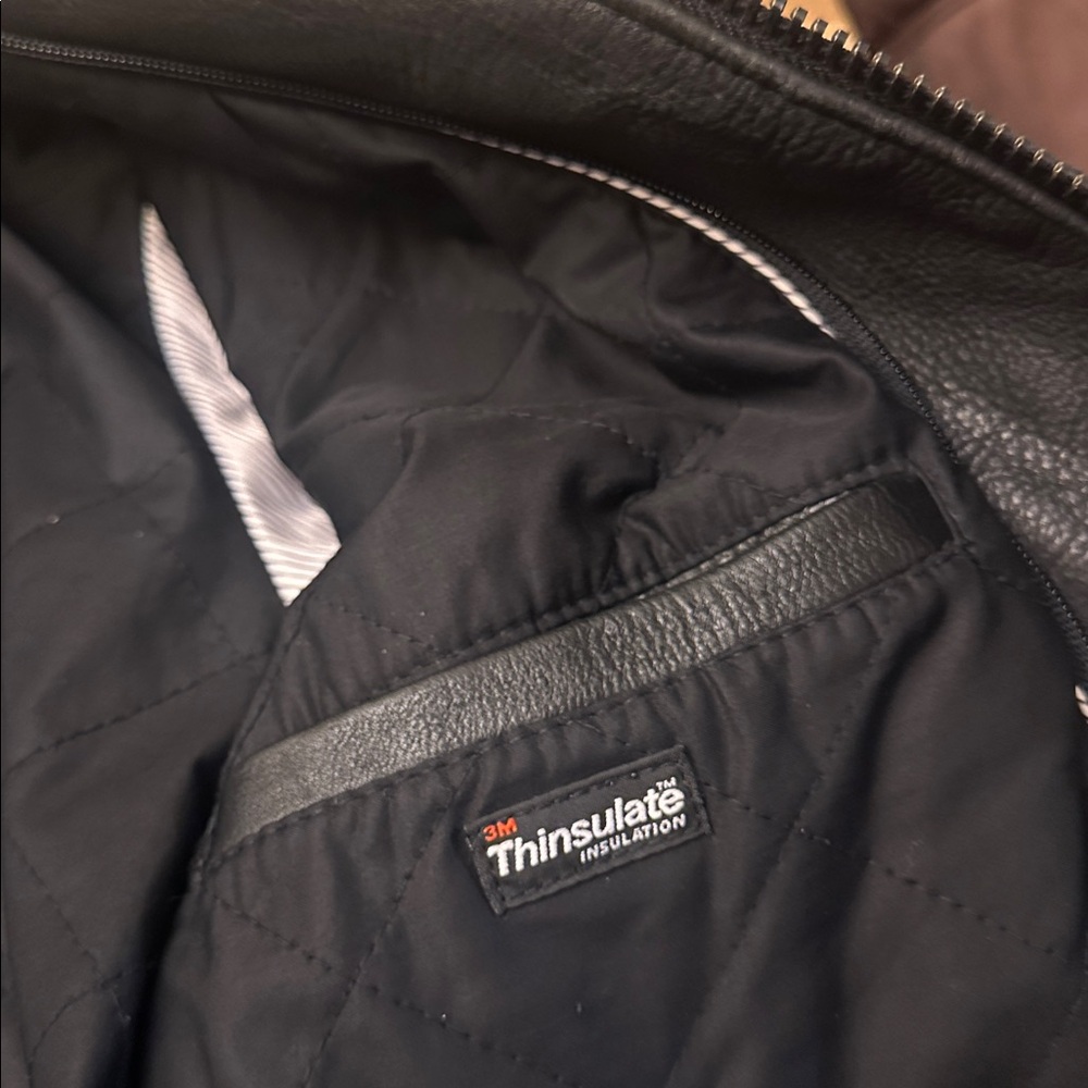 WILSONS LEATHER Lance leather moto jacket - Picture 9 of 13